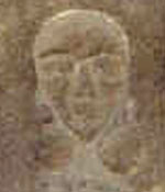 Oud-Egyptisch hiëroglief van het gezicht.