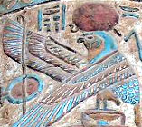 Oud-Egyptisch hieroglief van een havik.