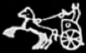 Oud-Egyptisch hieroglief van een span.