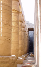 Pilaren in de Karnak Tempel.