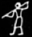 Oud-Egyptisch hieroglief van een persoon.