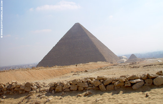 Grote piramide van Cheops in Gizeh.