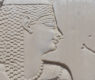 Relief of Seshat at Kom-Ombo.
