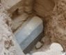 Black sarcophagus found at Alexandria.