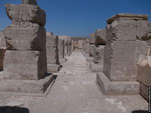 Restanten van de tempel van RamsesI
